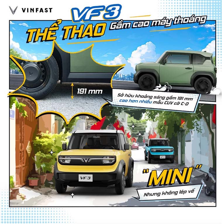 vinfast vf 3 lazang